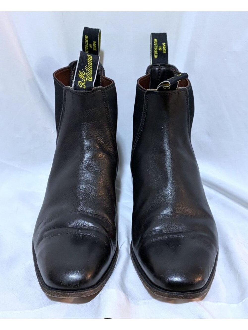 Vintage R.M. Williams Yearling Leather Chelsea Boots Australia 6.5 G UK 7.5 US